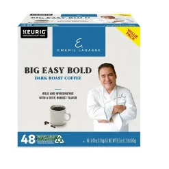 Emeril's Big Easy Bold Keurig® K-Cup® Pods, Dark Roast, 48 Count (373309)