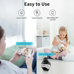 Enabot EBO X Home Robot, Black (EBO X)