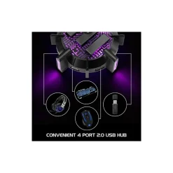 Enhance ENPCGHH100BKEW Headset Stand, Black