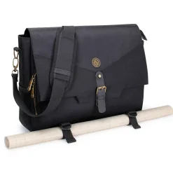 ENHANCE Tabletop Roleplaying Game Fabric Messenger Bag, Black (5871345)