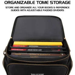 ENHANCE Tabletop Roleplaying Game Fabric Messenger Bag, Black (5501330)