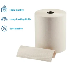enmotion Recycled Hardwound Paper Towels, 1-ply, 700 ft./Roll, 6 Rolls/Carton (89440)