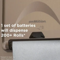 enmotion Recycled Hardwound Paper Towels, 1-ply, 700 ft./Roll, 6 Rolls/Carton (89440)