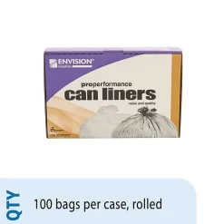 Envision LLDPE 60 Gallon Industrial Trash Bag, 58