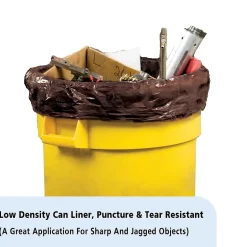 Envision LLDPE 60 Gallon Industrial Trash Bag, 58