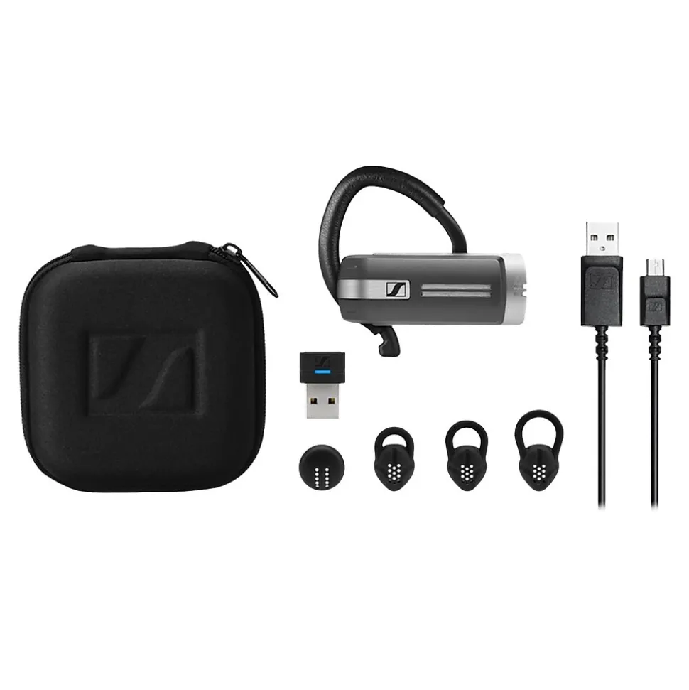 EPOS ADAPT Presence Wireless Bluetooth Over-The-Ear Headset, UC Certified, Dark Gray (1000660)