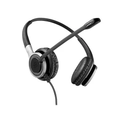 EPOS IMPACT SC 660 Stereo Headset, On Ear, Black with Silver (1000555)