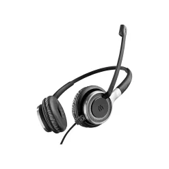 EPOS IMPACT SC 660 Stereo Headset, On Ear, Black with Silver (1000555)