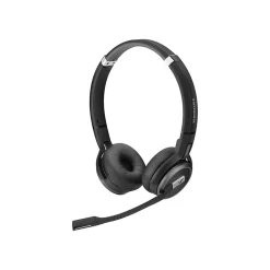 EPOS IMPACT SDW 60 HS Wireless Active Noise Canceling Stereo On Ear Headset, Black (1000633)