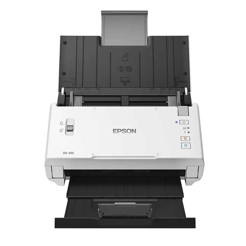 Epson DS-410 Desktop Scanner, Black/White (B11B249201)