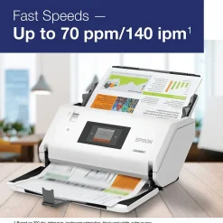 Epson DS-30000 Large-format Duplex Document Scanner, White (B11B256201)