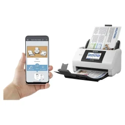 Epson DS-790WN B11B265201 Duplex Desktop Document Scanner, White/Black