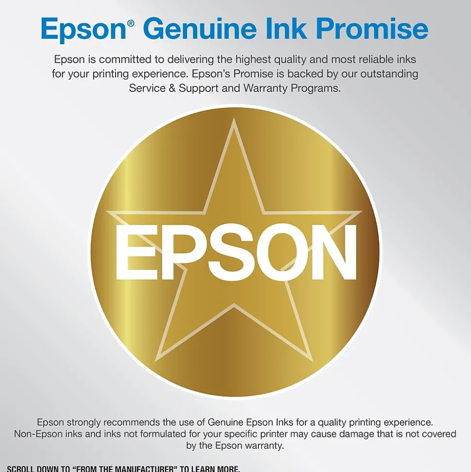 Epson EcoTank ET-2800-B Wireless Color Inkjet Printer, All-In-One Supertank, Print, Scan, Copy (9472532)