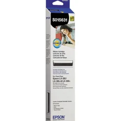 Epson LX350 Printer Ribbon, Black (S015631)