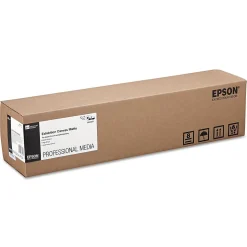 Epson Professional Exhibition Canvas Matte Wide Format Canvas Paper, 24" x 40', Matte Finish (EPSS045257)