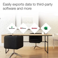 Epson RapidReceipt RR-70W Wireless Portable Document Scanner, White/Black (B11B253205)