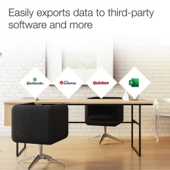 Epson RapidReceipt RR-600W Wireless Duplex Receipt Scanner, White/Black (B11B258202)