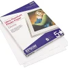 Epson Ultra Premium Glossy Photo Paper, 8.5" x 11", 50 Sheets/Pack (EPSS042175)
