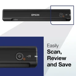 Epson WorkForce ES-50 Portable Document Scanner, Black (B11B252201)