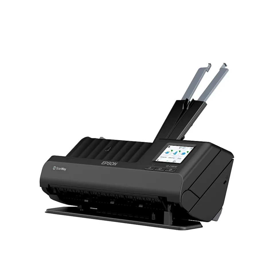 Epson WorkForce ES-C380W Wireless Duplex Sheetfed Scanner, Black (B11B269201)