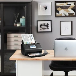 Epson WorkForce ES-580W Wireless Duplex Document Scanner, Black (B11B258201)