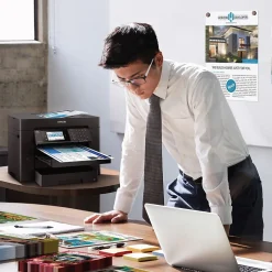 Epson WorkForce Pro 7840 Wireless Color Inkjet Printer, All-In-One, Print, Scan, Copy, Fax (9472531)
