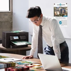 Epson WorkForce Pro 7820 Wireless Color Inkjet Printer, All-In-One, Print, Scan, Copy, Fax (9472530)