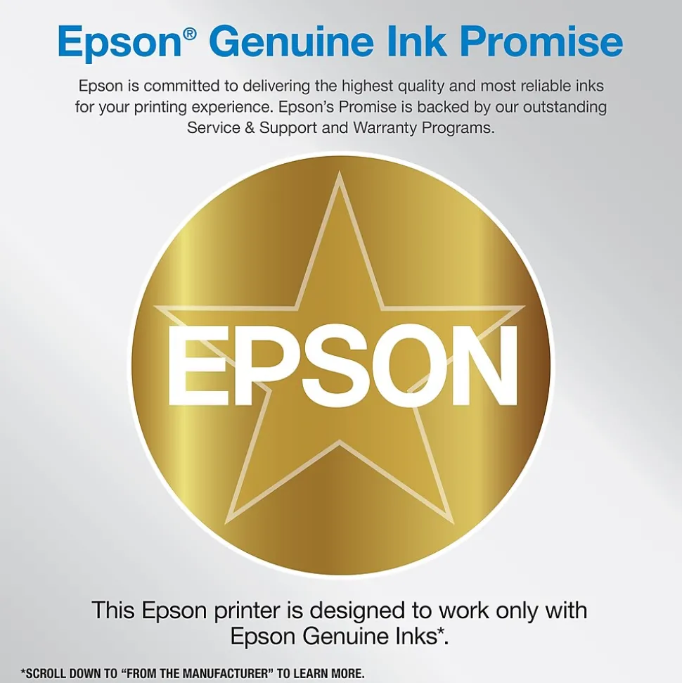 Epson WorkForce Pro WF-3820 Wireless Color Inkjet Printer, All-In-One, Print, Scan, Copy, Fax (9472526)