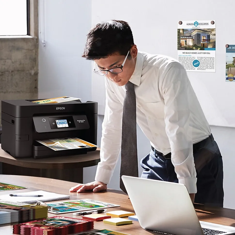 Epson WorkForce Pro WF-3820 Wireless Color Inkjet Printer, All-In-One, Print, Scan, Copy, Fax (9472526)