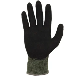 Ergodyne ProFlex 7042 Nitrile Coated Cut-Resistant Gloves, ANSI A4, Heat Resistant, Green, Medium, 12 Pair (10333)