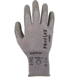 Ergodyne ProFlex 7024 PU Coated Cut-Resistant Gloves, ANSI A2, Gray, Medium, 1 Pair (10403)