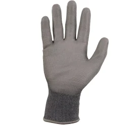 Ergodyne ProFlex 7044 PU Coated Cut-Resistant Gloves, ANSI A4, Gray, Large, 1 Pair (10494)