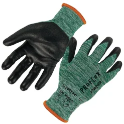 Ergodyne ProFlex 7002-ECO Recycled PU Coated Gloves, 15 Gauge, Green, X-Small (10561)