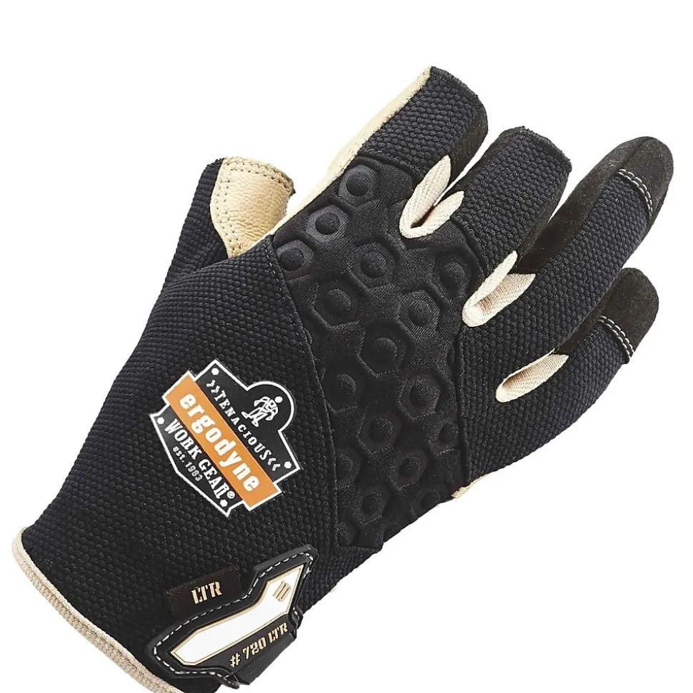Ergodyne® ProFlex® 720LTR Heavy-Duty Leather-Reinforced Framing Gloves, LG, 1 Pair (17154)
