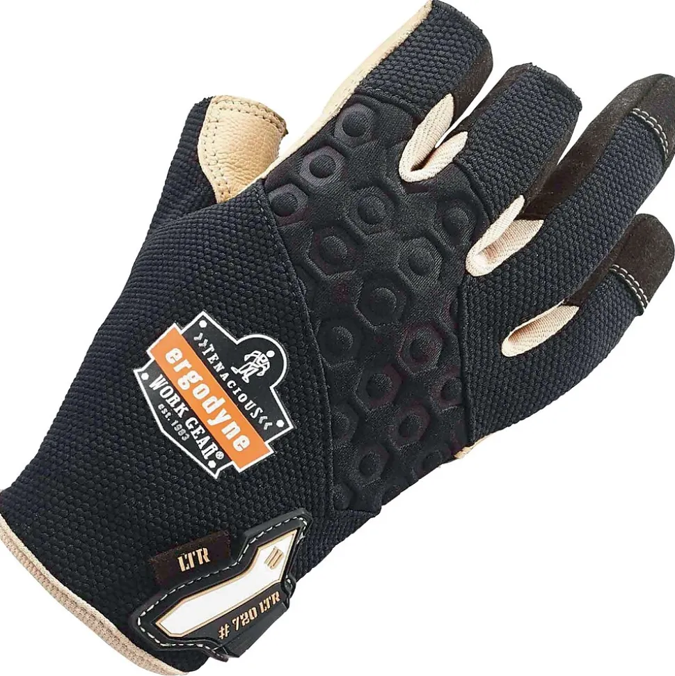 Ergodyne® ProFlex® 720LTR Heavy-Duty Leather-Reinforced Framing Gloves, LG, 1 Pair (17154)