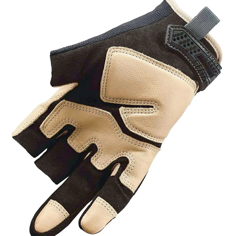 Ergodyne® ProFlex® 720LTR Heavy-Duty Leather-Reinforced Framing Gloves, LG, 1 Pair (17154)