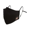 Ergodyne Skullerz Reusable Cloth Contoured Face Cover Mask, Extra Large, Black, 3/Pack (48802)