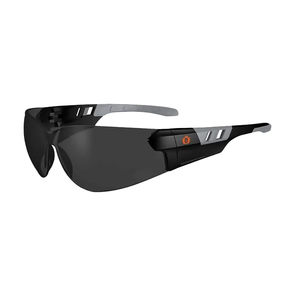 Ergodyne Skullerz SAGA Anti-Fog Safety Glasses, Frameless, Smoke Lens (59133)