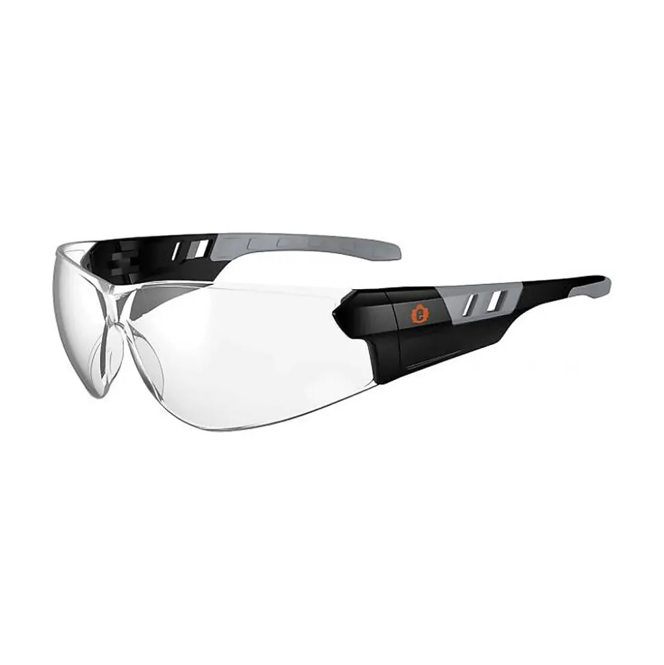 Ergodyne Skullerz SAGA Anti-Fog Safety Glasses, Frameless, Clear Lens (59103)