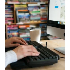 Ergoguys Matias Programmable Ergo Pro Ergonomic Keyboard for Mac, Black (FK403Q-P)