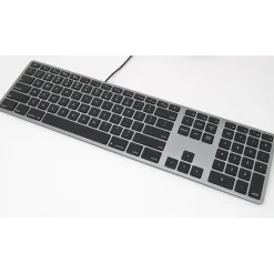 Ergoguys Matias Wired Ergonomic Keyboard for Mac, Space Gray (FK318B)