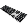 Ergoguys Matias Wireless Ergonomic Keyboard for Mac, Silver/Black (FK418BTLSB)