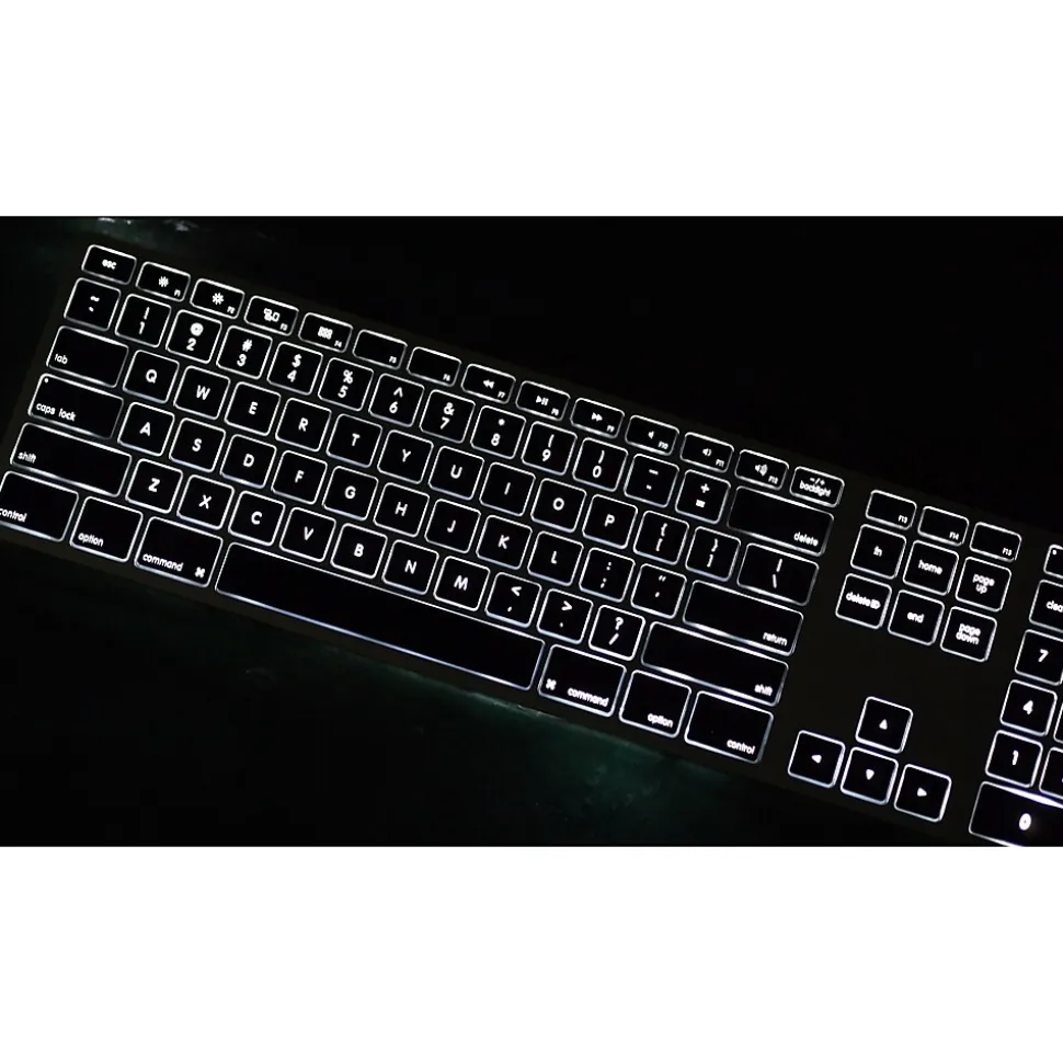 Ergoguys Matias Wireless Ergonomic Keyboard for Mac, Silver/Black (FK418BTLSB)