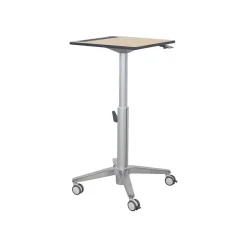 Ergotron 29"-45" Adjustable Desk, Maple/Silver (24-811-F13)