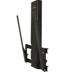 Ergotron Glide Wall Adjustable Single Arm TV Mount, 55" Screen Support, Black (61-061-085)