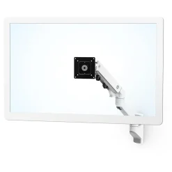 Ergotron HX Adjustable Single Arm Heavy Monitor Mount, 49" Screen Support, White (45-478-216)
