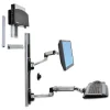 Ergotron® LX Wall Mount System, 18 1/4" x 35" x 34", Polished Aluminum/Black (45253026)