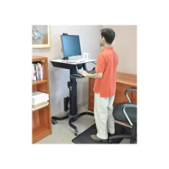 Ergotron WorkFit-C Single LD Sit-Stand Workstation, Fits Up to 24