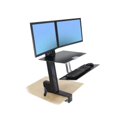 Ergotron WorkFit-S Dual Monitor Stand, Up to 24