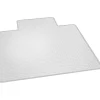 ES Robbins Crystal Pane Carpet Chair Mat with Lip, 45" x 53'', Medium-Pile, Clear (ESR-122271)